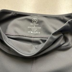 Move Theology Color Block High Waist Leggings 2 Pockets With Zipper Size Large